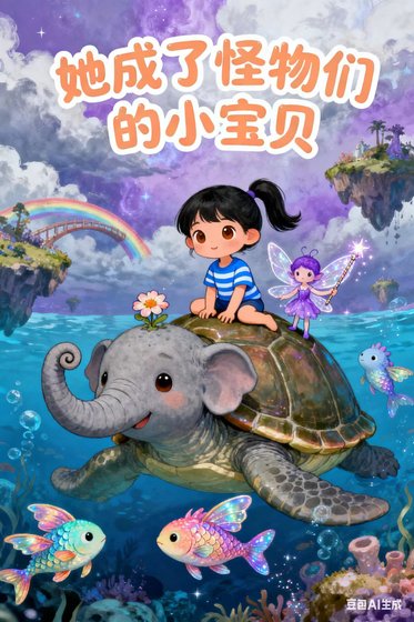 她成了怪物们的小宝贝